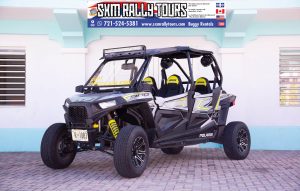 SXM Rally Tours St Maarten Side by Side 4 Seater Polaris RZR 900cc