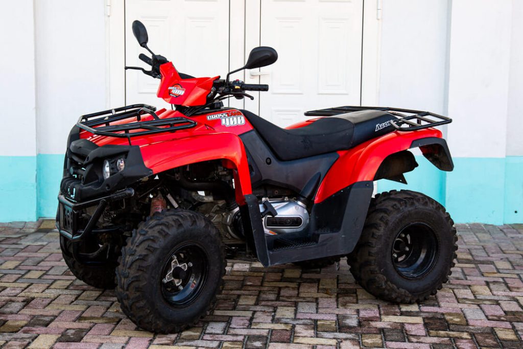 ATV, 4WD, QUAD 400cc for renting in St-Maarten from SXM Rally Tours